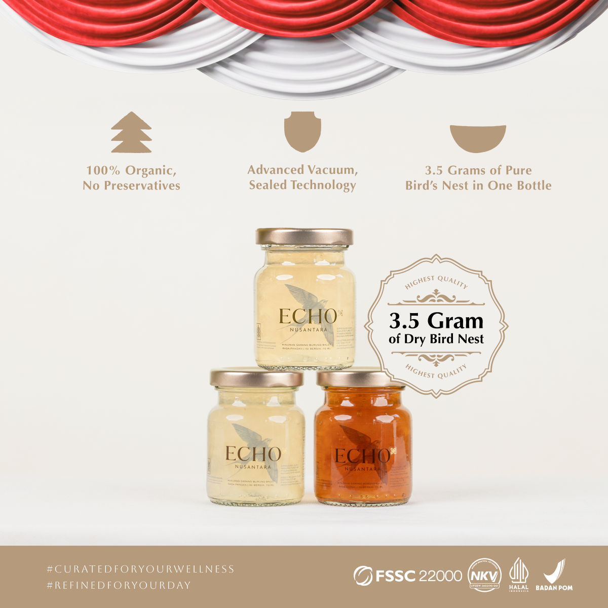 Triple Luxe Serve - Set of 3