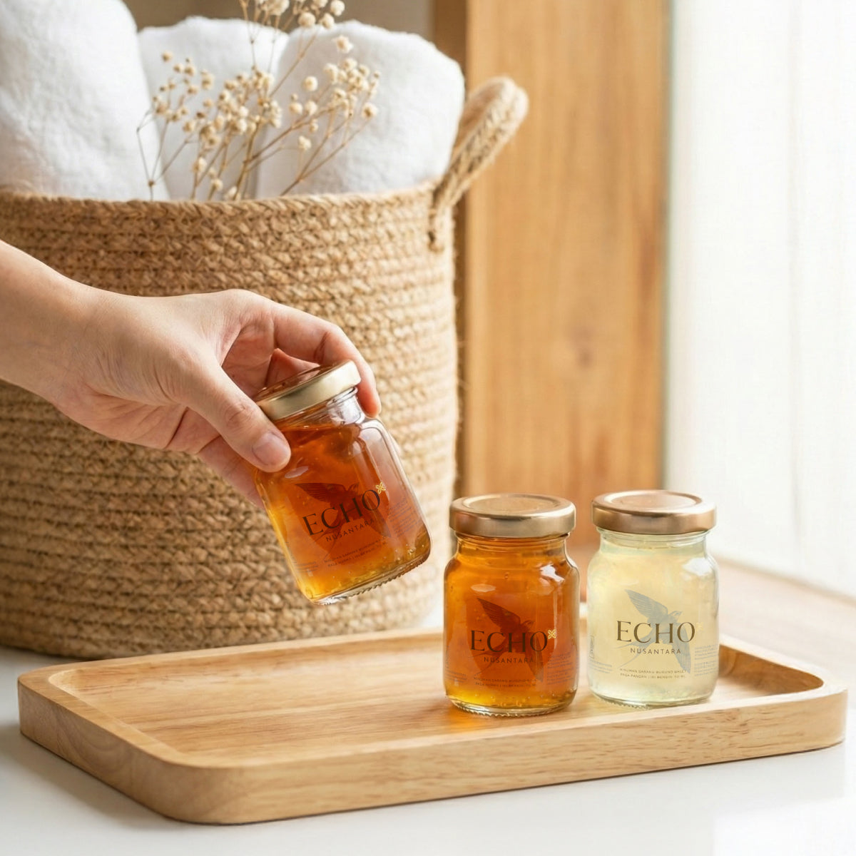 Bird's Nest in Jar - Set of 3